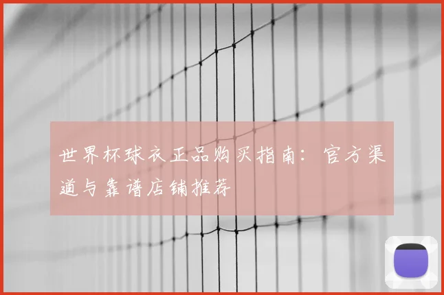 世界杯球衣正品购买指南：官方渠道与靠谱店铺推荐